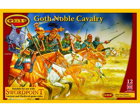 Saga Cavalleria dei Nobili Goti (plastica 12 miniature a cavallo)