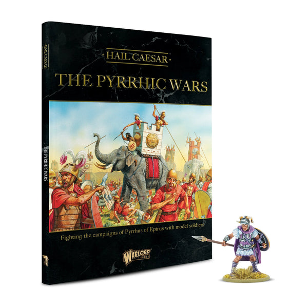The Pyrrhic Wars - Hail Caesar supplement with Pyrrhus on foot book miniature