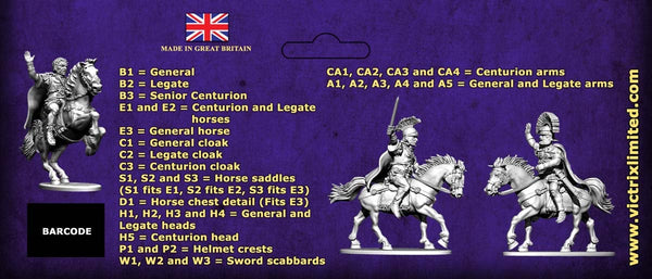Early Imperial Roman Generals Sprue singola
