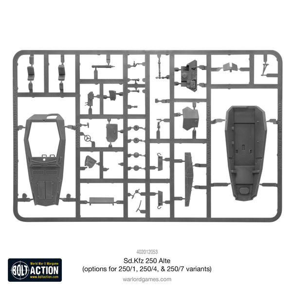 Sd.Kfz 250 Alte (Options For 250/1, 250/4 & 250/7)