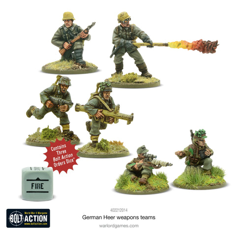 German Heer  Weapons Teams