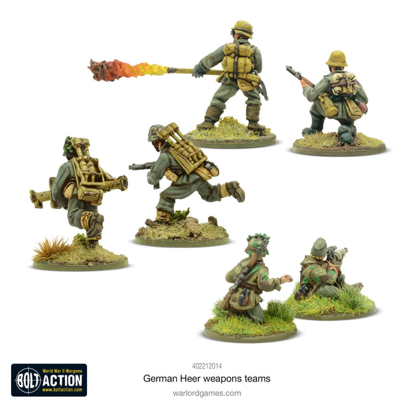 German Heer  Weapons Teams