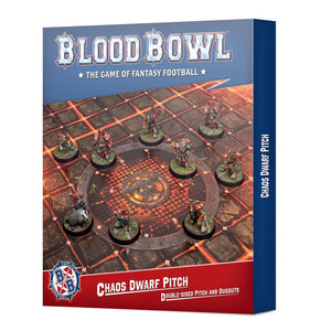Team Chaos Dwarf - Campo a doppia faccia e set di panchine