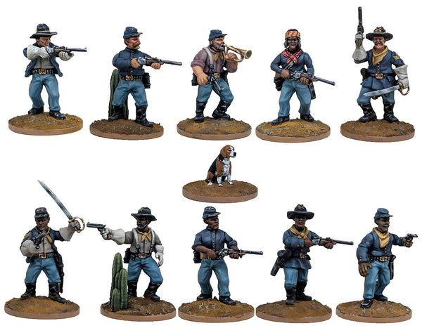 US Cavalry/Buffalo Soldiers Plastic Box Set