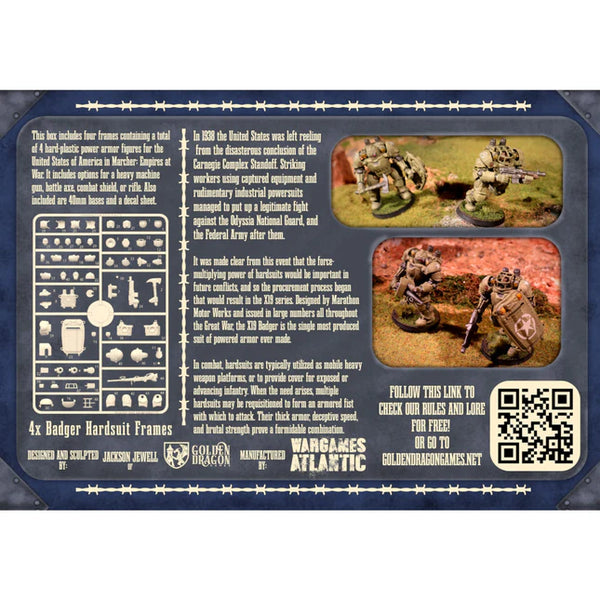 Marcher: X19A2 Badger Hardsuits