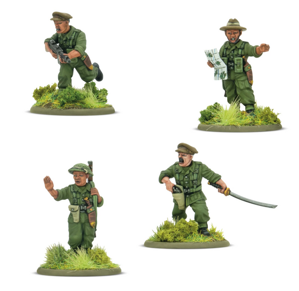 Bolt Action - Commonwealth - Gurkha Platoon Commanders