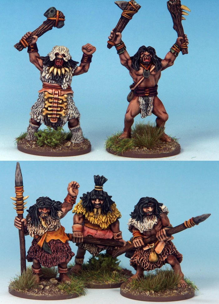 Caveman Warlord and Heroes