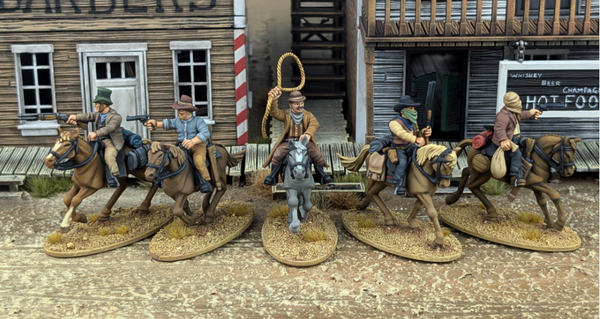DMH Mounted Gunfighters Plastic Boxed Set