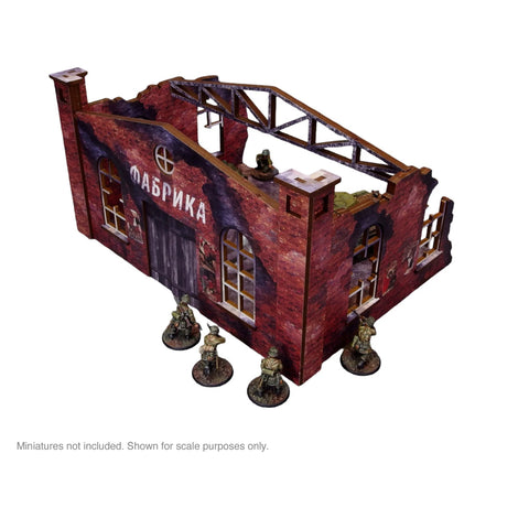 WW2 Ostfront Stalingrad Factory Front (1) (28mm) PREPAINTED