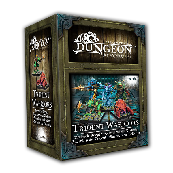 Fantasy Miniatures: Trident Warriors Merfolk Heroes