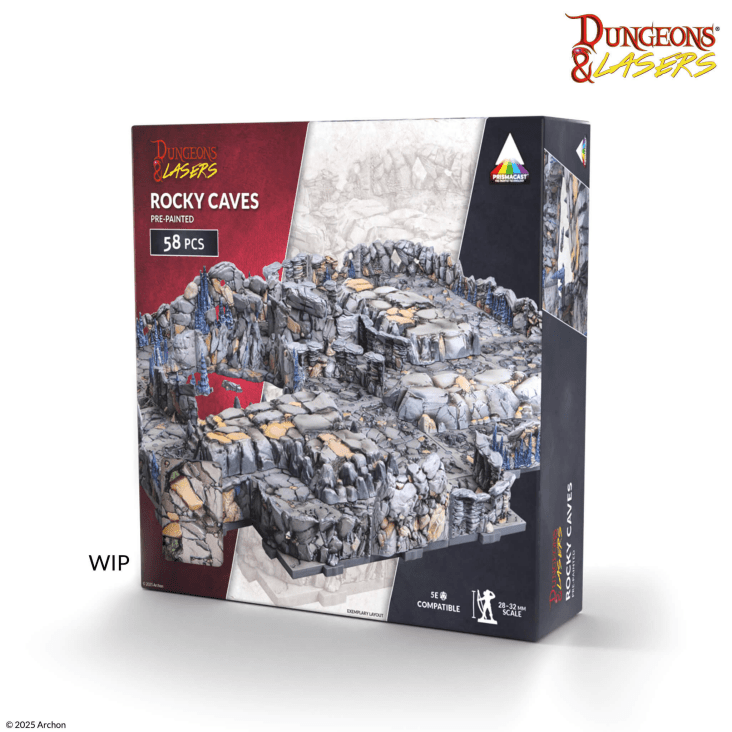 ROCKY CAVES PrismaCast™ pre-painted