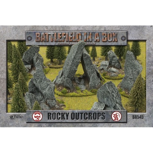 Battlefield in a Box Essentials: Rock Outcrops (x6)