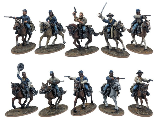 Dead Man’s Hand Plastic Mounted US Cavalry
