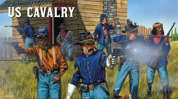 US Cavalry/Buffalo Soldiers Plastic Box Set