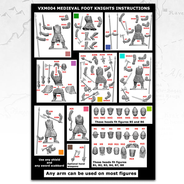 Medieval Foot Knights