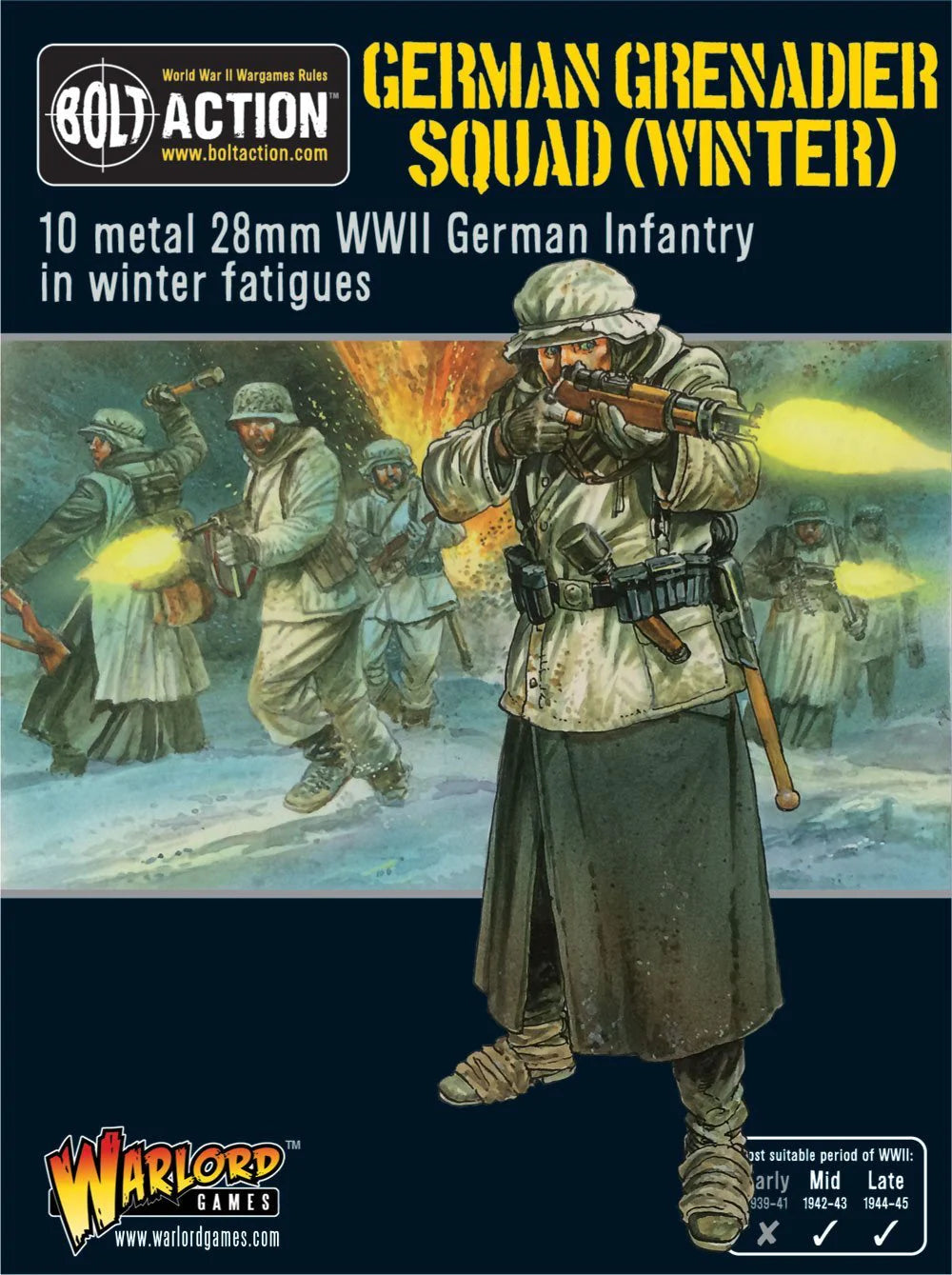 German Grenadiers In Winter Clothing