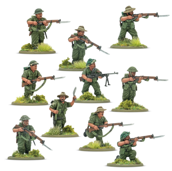 Bolt Action - Commonwealth - Gurkha Infantry Platoon
