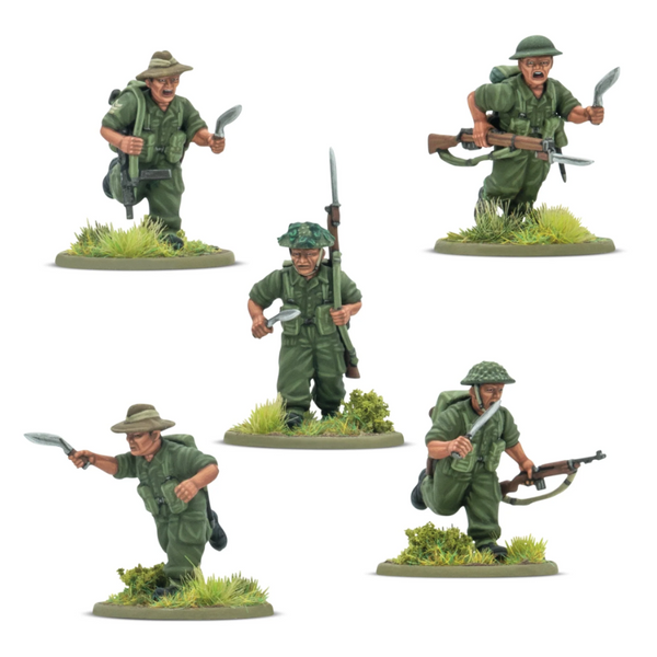 Bolt Action - Commonwealth - Gurkha Infantry Platoon