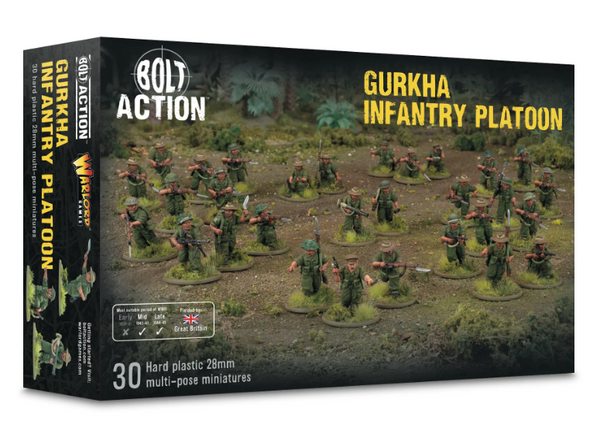 Bolt Action - Commonwealth - Gurkha Infantry Platoon