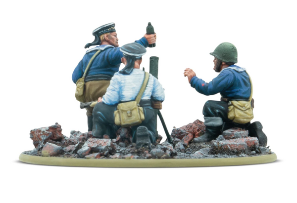 Bolt Action - Soviet - Naval Brigade Medium Mortar Team