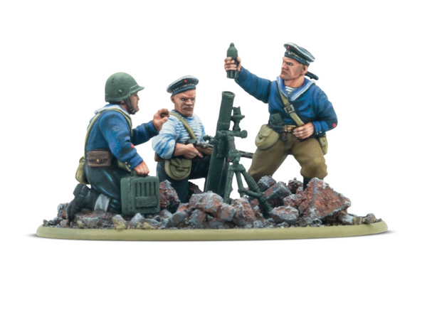 Bolt Action - Soviet - Naval Brigade Medium Mortar Team
