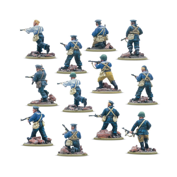 Soviet Naval Brigade veteran squad