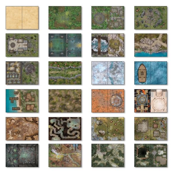 Combat Book 3 - Rewritable Combat Maps for Tabletop RPGs