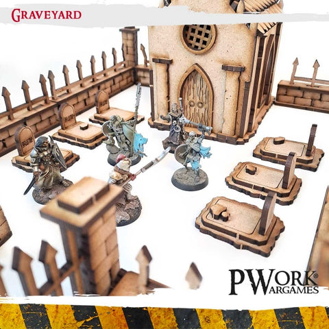 Graveyard - MDF Terrain Scenery