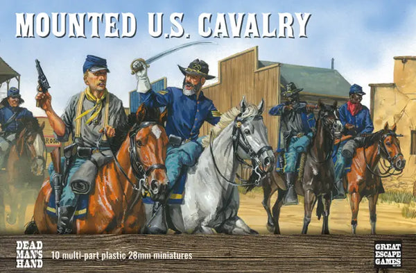 Dead Man’s Hand Plastic Mounted US Cavalry