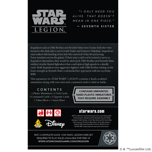 Star Wars: Legion – Fifth Brother and Seventh Sister Operative Expansion
