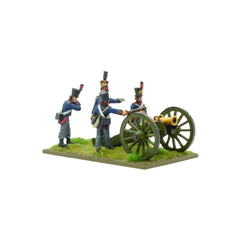 Napoleonic Dutch-Belgian Horse Artillery With 5.5-Inch Howitzer