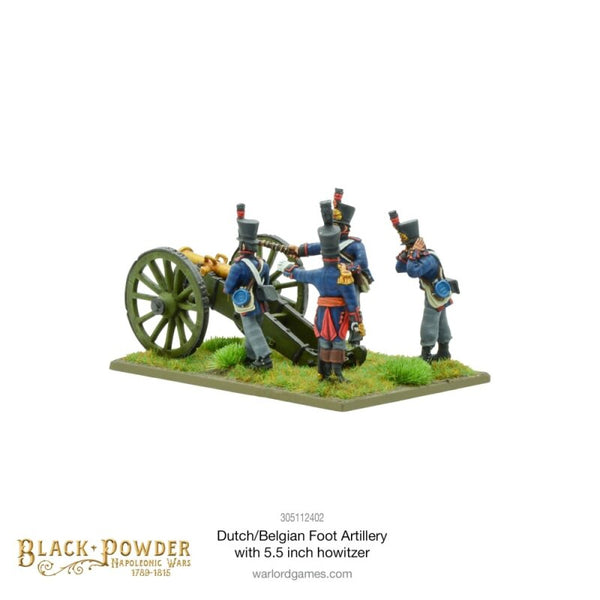 Napoleonic Dutch-Belgian Horse Artillery With 5.5-Inch Howitzer