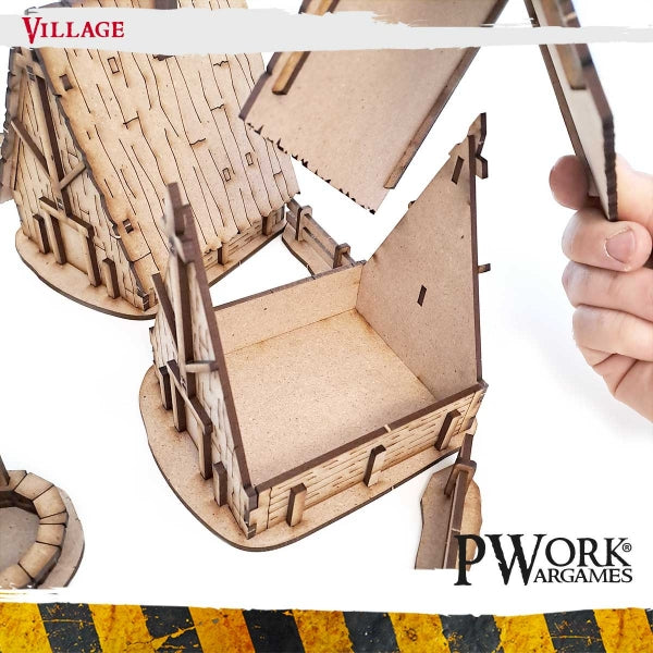 Village - MDF Terrain Scenery