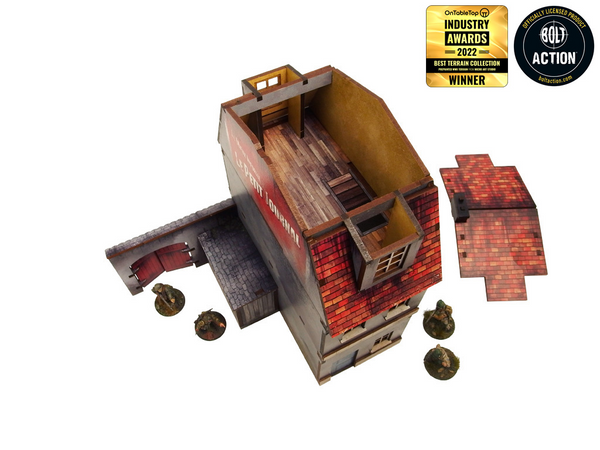 WW2 Normandy Townhouse 1 (28mm)