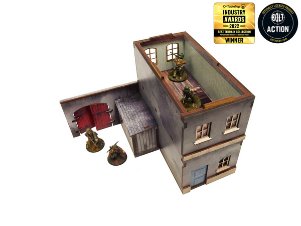 WW2 Normandy Townhouse 1 (28mm)