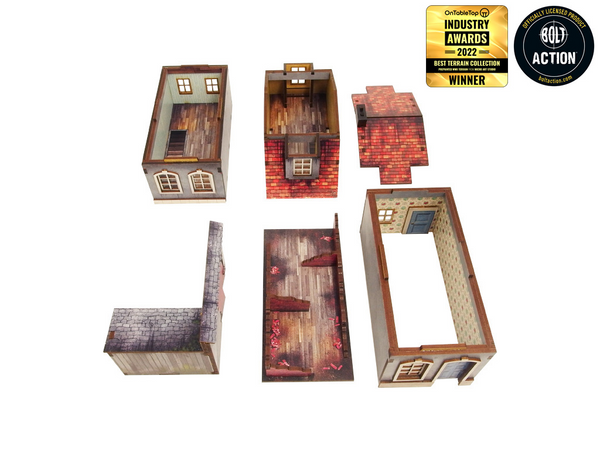 WW2 Normandy Townhouse 1 (28mm)