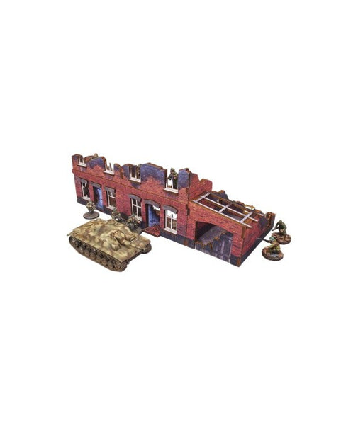 Pre-Painted WW2 Ostfront Stalingrad Small House (with garage)