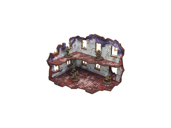 Pre-Painted WW2 Ostfront Stalingrad Univermag Left (with 3rd floor)