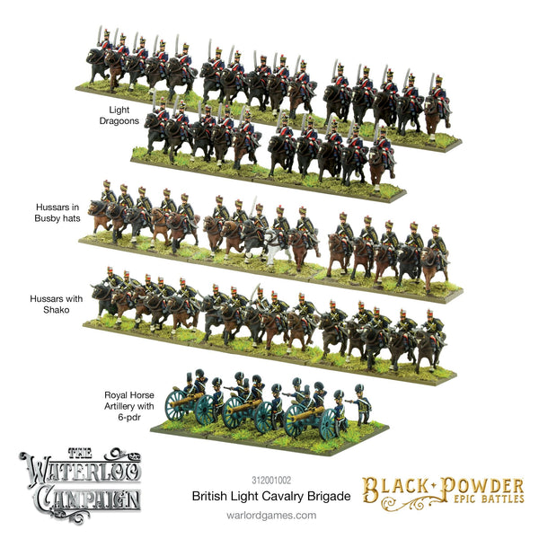 Black Powder Epic Battles: Waterloo - British Light Cavalry Brigade
