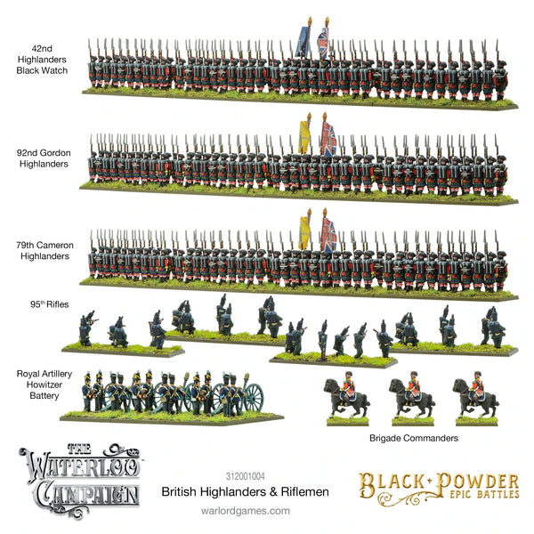 Black Powder Epic Battles: British Highlanders & Riflemen