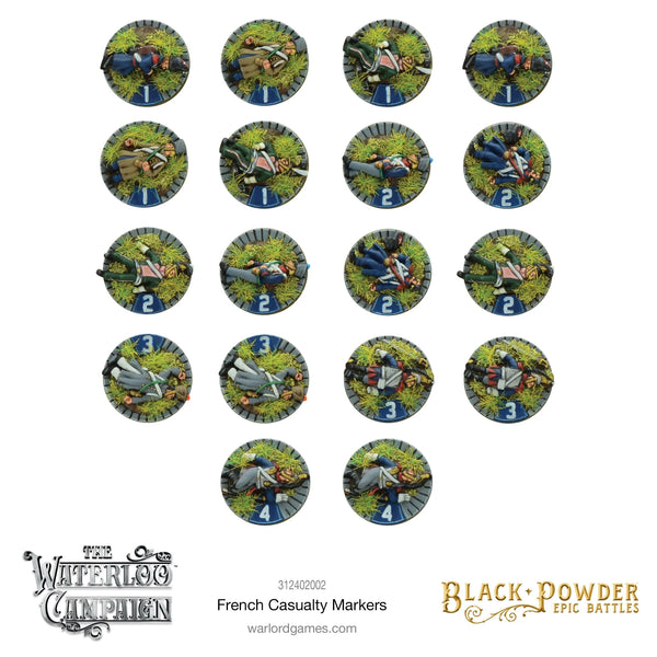 Black Powder Epic Battles: Napoleonic French Casualty Markers
