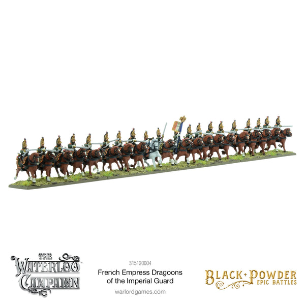 Black Powder Epic Battles: Waterloo - French Empress Dragoons of the Imperial Guard