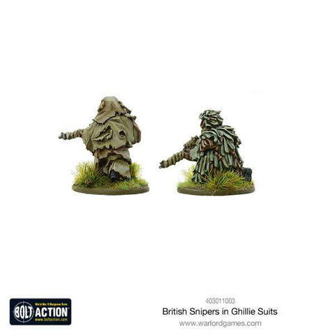 British Snipers in Ghillie suits