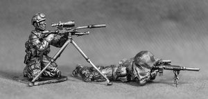 RAN06 - SEPARATE HEADS.  SNIPER CARRYING SR25 RIFLE.  SNIPER CARRYING MK13 RIFLE.  MARKSMAN WITH SCAR. CARRYING M1014 BENELLI SHOT GUN  MARKSMAN WITH SCAR.