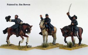 ACW3 Union Generals mounted
