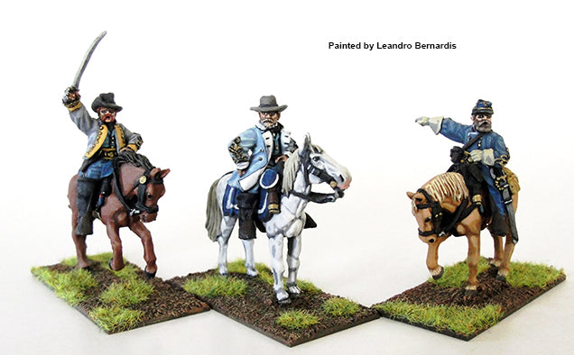 ACW4 Confederate Generals mounted