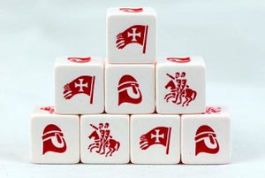 SAGA Dice - Age of Crusade  Christian Faction Dice(8)