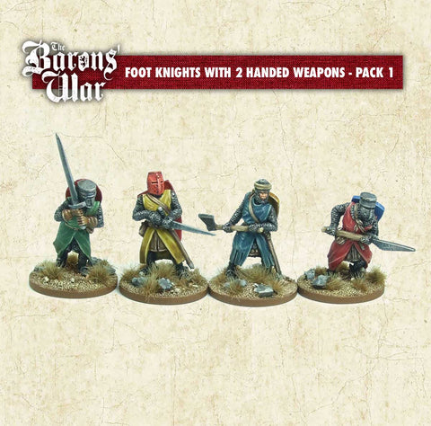 Foot Knights With Two Handed Weapons 1