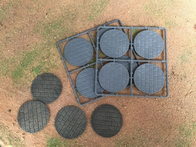 Base33 - 60mm Diameter Paved Effect Bases