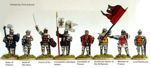 French High command at Agincourt on foot